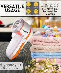 Alternative view of Nova Fabric Lint Remover | Rechargeable Clothes Fuzz Shaver | Stainless Steel Blades | For Sweaters, Jackets, Woollens, Sofa, Plush Toys & Blankets